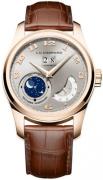 Chopard Herreklokke 161918-5003 L.U.C Lunar Sølvfarget/Lær Ø42 mm