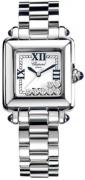 Chopard Dameklokke 278349-3006 Happy Sport Hvit/Stål Ø27 mm