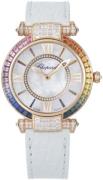 Chopard Dameklokke 384242-5021 Imperiale Hvit/Lær Ø36 mm