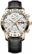 Chopard Herreklokke 161267-5001 Classic Racing GMT Chrono Hvit/Gummi