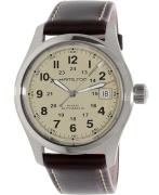 Hamilton Herreklokke H70455523 Khaki Field Beige/Lær Ø38 mm