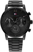 Tommy Hilfiger Herreklokke 1791879 Sullivan Sort/Stål Ø44 mm