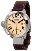 U-Boat Herreklokke 8093 Classico Beige/Lær Ø45 mm