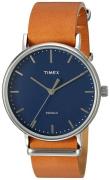 Timex Herreklokke TW2P97800 Weekender Blå/Lær Ø41 mm