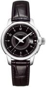 Hamilton Dameklokke H40415735 American Classic Timeless Sort/Lær