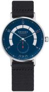 Nomos Glashütte Herreklokke N-1302 Autobahn Blå/Tekstil Ø41 mm