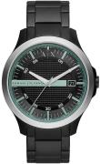 Armani Exchange Herreklokke AX2439 Hampton Sort/Stål Ø45 mm