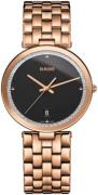 Rado Herreklokke R48869183 Florence Sort/Rose-gulltonet stål Ø38 mm