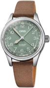 Oris 01 754 7749 4067-07 5 17 68 Aviation Grønn/Lær Ø36 mm