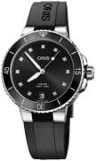 Oris Dameklokke 01 733 7731 4194-07 4 18 64FC Diving Sort/Gummi