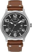 Guess Herreklokke W1301G1 Sort/Lær Ø48 mm