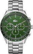 Lacoste Herreklokke 2011080 Grønn/Stål Ø42 mm