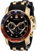 Invicta Herreklokke 31293 Pro Diver Sort/Gulltonet stål Ø48 mm