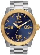 Nixon Herreklokke A3461922-00 The Corporal Blå/Stål Ø48 mm