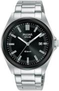 Pulsar Herreklokke PX3233X1 Sort/Stål Ø40 mm