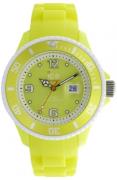 Ice Watch Dameklokke SUN.NYW.S.S.1 Gul/Gummi Ø34 mm