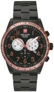 Swiss Alpine Military Herreklokke 7082.9187 Hornet Chrono Sort/Stål