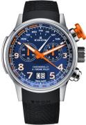 Edox Herreklokke 38001-TINOCA-BUO3 Chronorally Blå/Gummi Ø48 mm