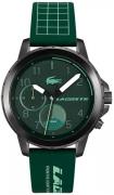 Lacoste Herreklokke 2011218 Endurance Grønn/Gummi Ø43 mm