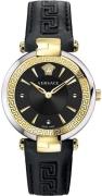 Versace Dameklokke VE2L00221 Revive Sort/Lær Ø35 mm