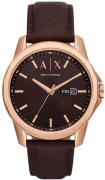 Armani Exchange Herreklokke AX1740 Banks Brun/Lær Ø44 mm