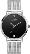 Guess Herreklokke GW0248G1 Sort/Stål Ø44 mm