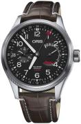 Oris Herreklokke 01 114 7746 4164-Set 1 22 72FC Aviation Sort/Lær