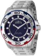 Invicta Herreklokke 39114 Pro Diver Blå/Stål Ø50 mm