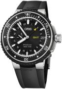 Oris Herreklokke 01 748 7748 7154-07 4 26 74TEB Diving Sort/Gummi