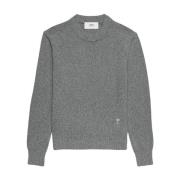 Rund Hals Cashmere Blandet Genser