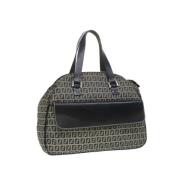 Pre-owned Navy Canvas Fendi veske