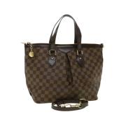 Pre-owned Svart lerret Louis Vuitton skuldervesker