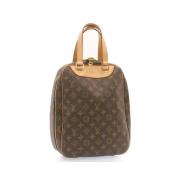 Pre-owned Brunt lerret Louis Vuitton Utflukt