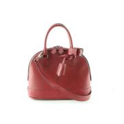 Pre-owned Brunt stoff Louis Vuitton veske