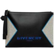 Pre-owned Grå lerret Givenchy Clutch