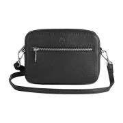 Sort EleaMBG Crossbody Veske, Grain Veske