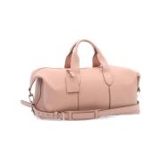 Pre-owned Rosa lerret Louis Vuitton veske