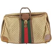 Canvas Gucci Vesker, Brukt, Laget i Italia