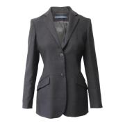 Pre-owned Svart ull Ralph Lauren Blazer