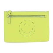 Pre-owned Gult skinn Anya Hindmarch Clutch