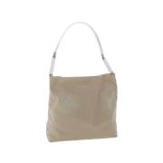 Pre-owned Beige nylon Prada skulderveske