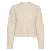 Fransk Eik Melange Pullover Genser