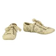 Pre-owned Beige skinn Louis Vuitton joggesko