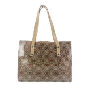 Pre-owned Brunt stoff Salvatore Ferragamo Tote