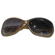 Pre-owned Beige Acetate Dolce &; Gabbana solbriller