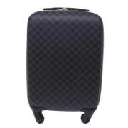 Pre-owned Svart lerret Louis Vuitton reiseveske