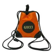 Pre-owned Oransje stoff Gucci ryggsekk