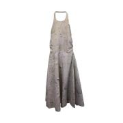 Pre-owned Hvit silke Giambattista Valli kjole