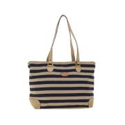 Beige Lerret Tote Bag