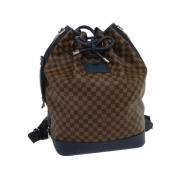 Vintage Multifarget Louis Vuitton Lerret Ryggsekk